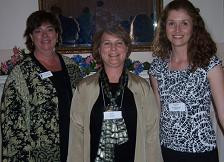 Deborah Chaddock Brown, Chris Brown and Leslie Carruthers at the Rist List Internet Panel June 10, 2008.