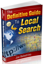 60 page ebook The Definitive Guide to Local Search by Joe Balestrino