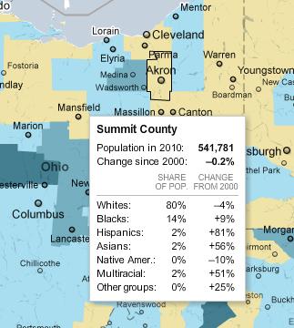 2010 Census Interactive map of the 2010 Census of the United States