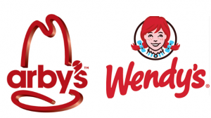 Refreshed and updated fast food logos Arby's and Wendy's