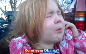 Girl Crying Over Election Hype